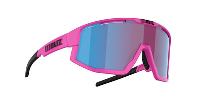 BLIZ Fusion Sunglasses Nano Optics Nordic Light Matt Neon Rose Rose With Violet Blue Mirror ZB70050533