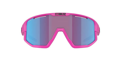 BLIZ Fusion Sunglasses Nano Optics Nordic Light Matt Neon Rose Rose With Violet Blue Mirror ZB70050533