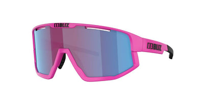 BLIZ Fusion Sunglasses Nano Optics Nordic Light Matt Neon Rose Rose With Violet Blue Mirror ZB70050533