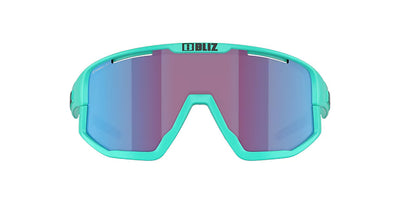 BLIZ Fusion Sunglasses Nano Optics Nordic Light Matt Turquoise Rose With Violet Blue Mirror ZB70050433