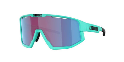 BLIZ Fusion Sunglasses Nano Optics Nordic Light Matt Turquoise Rose With Violet Blue Mirror ZB70050433