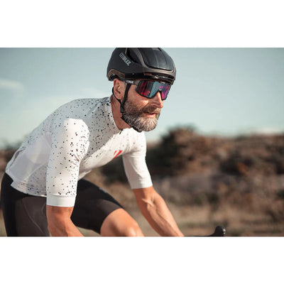 BLIZ Fusion Sunglasses Nano Optics Nordic Light Matt Turquoise Rose With Violet Blue Mirror ZB70050433