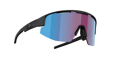 BLIZ Matrix Sunglasses Matt Black Frame Nano Optics Nordic Light Begonia With Blue Multi Lens ZB70040333 