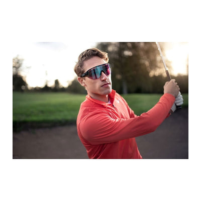 BLIZ Matrix Sunglasses Matt Black Frame Nano Optics Nordic Light Begonia With Blue Multi Lens ZB70040333 