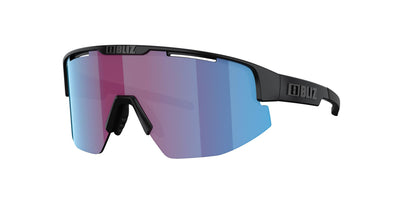 BLIZ Matrix Sunglasses Matt Black Frame Nano Optics Nordic Light Begonia With Blue Multi Lens ZB70040333 