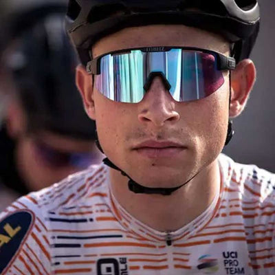 BLIZ Matrix Sunglasses Matt Black Frame Nano Optics Nordic Light Begonia With Blue Multi Lens ZB70040333 