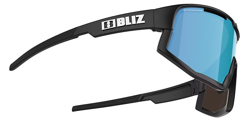BLIZ Vision Optical Adapter Compatible Photochromic Sunglasses Matt Black Brown Blue Mirror ZB70010137