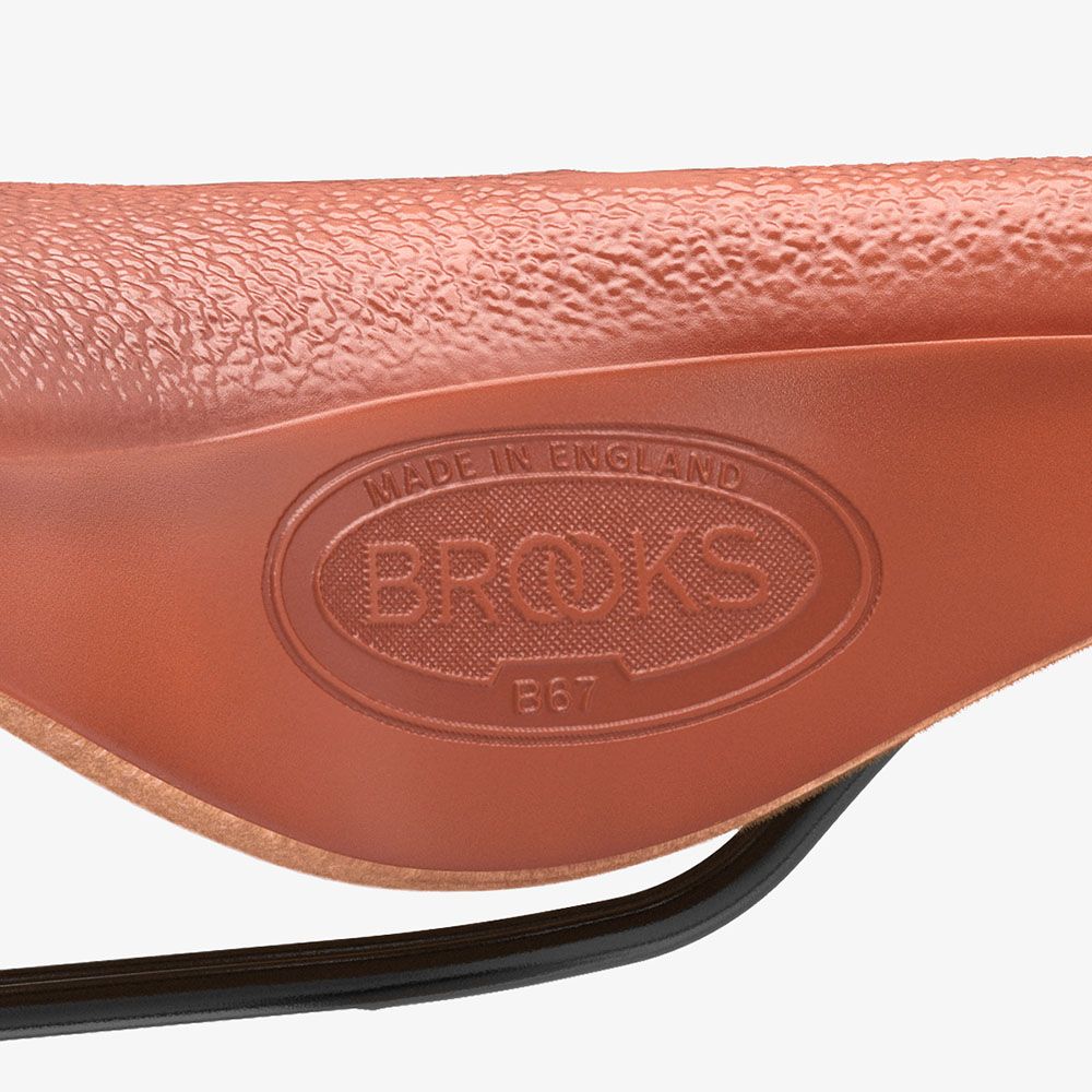 Brooks B67 Classic Deri Bisiklet Selesi 205mm Bal Rengi