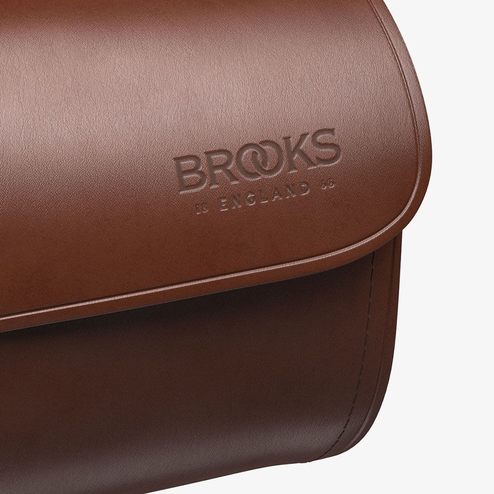 Brooks Challenge Deri Sele Altı Çanta 0.5LT Kahverengi