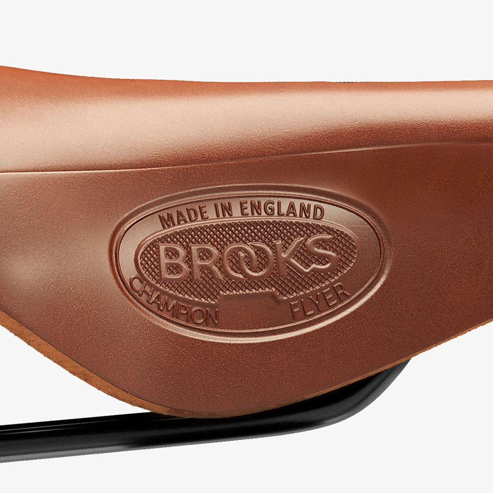 Brooks Flyer Deri Yaylı Bisiklet Selesi 175mm Bal Rengi B396H