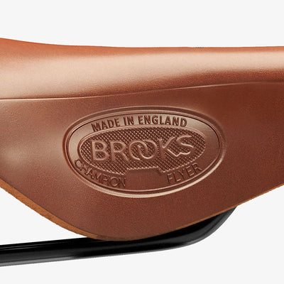 Brooks Flyer Deri Yaylı Bisiklet Selesi 175mm Bal Rengi B396H