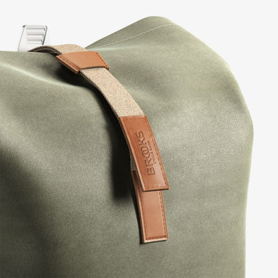 Brooks Pickwick Cotton Canvas Sırt Çantası 26LT Yeşil Kahve