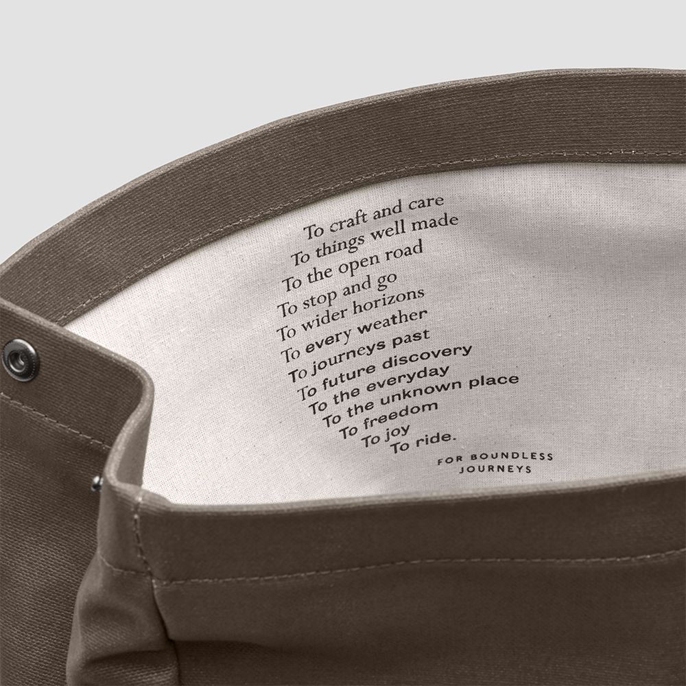 Brooks Pickwick Cotton Canvas Sırt Çantası Moss Kahverengi 26LT