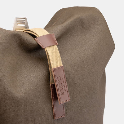 Brooks Pickwick Cotton Canvas Sırt Çantası Moss Kahverengi 26LT