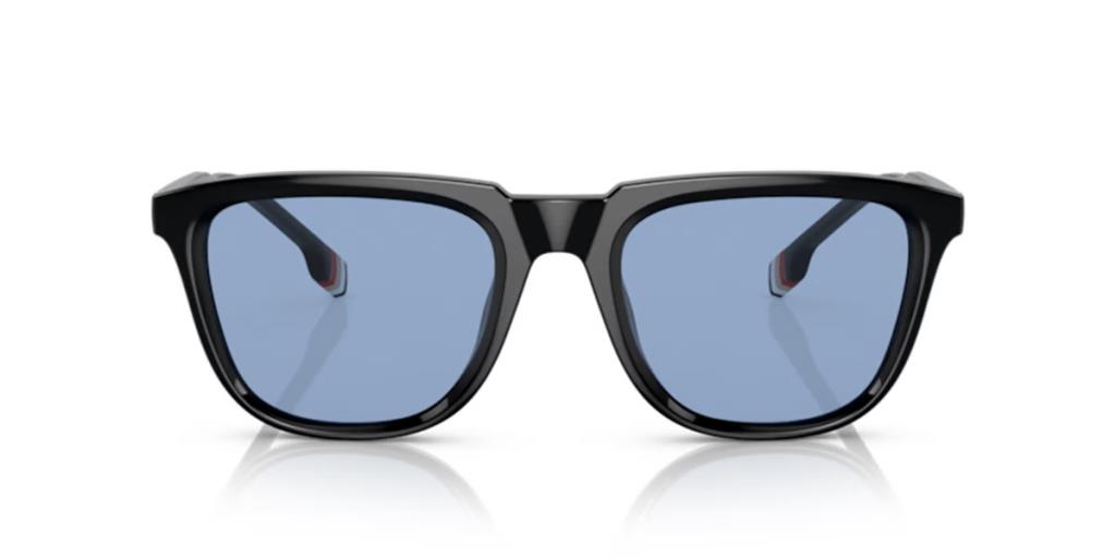 Burberry George 0BE4381U Sunglasses 300172 Black Light Blue 54 Ekartman 