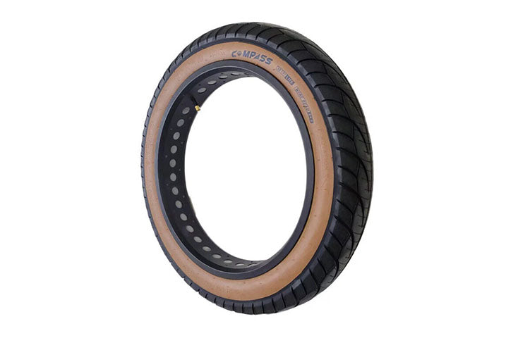 COMPASS 20*4.00 Slick Fat Bike Tire Amber