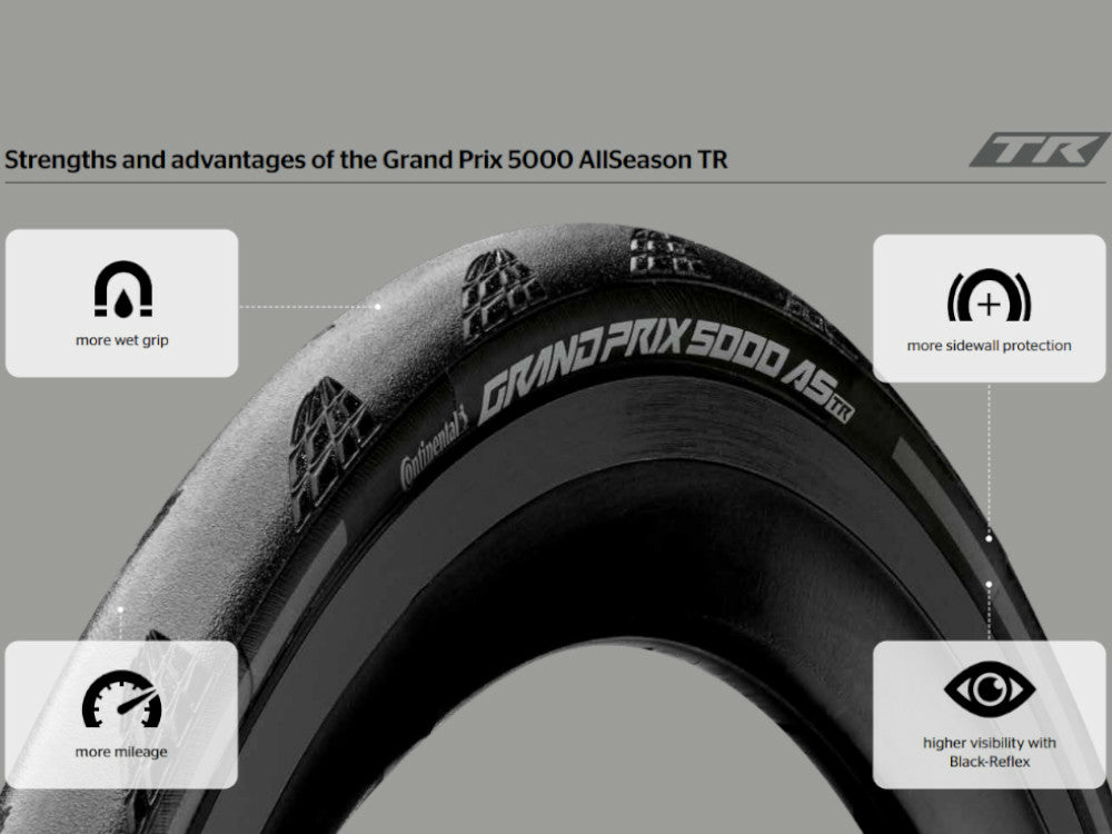 Continental Grand Prix 5000 AS TR 700x28C Tubeless Dış Lastik C0101911