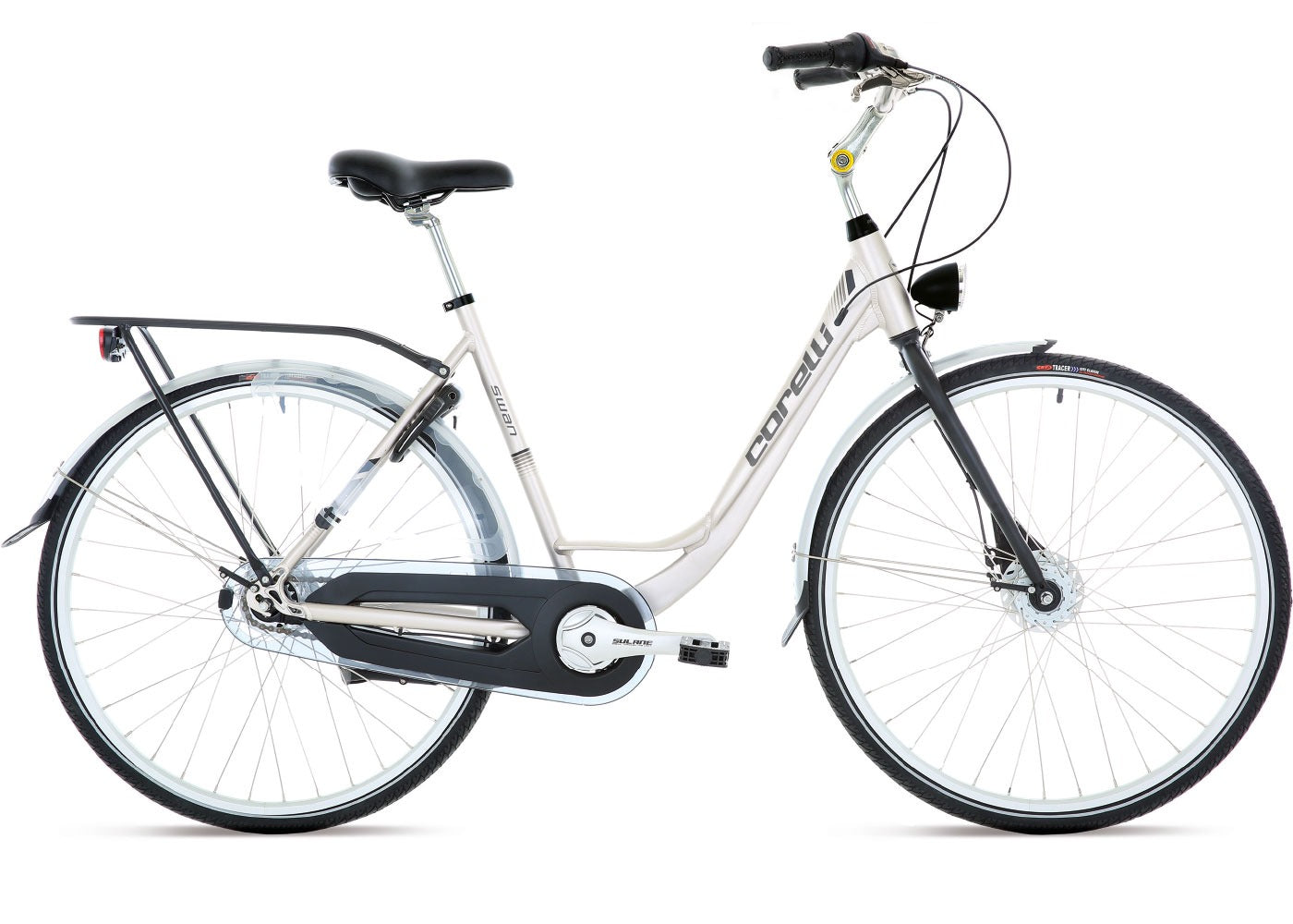 Алюминиевый городской велосипед Corelli Swan с 28 колесами, модель 2021 г. 