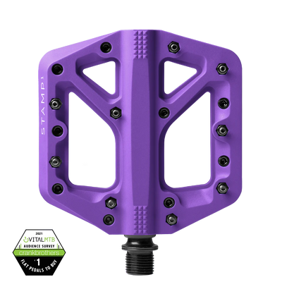 Велосипедная педаль CrankBrothers Stamp 1 фиолетовая