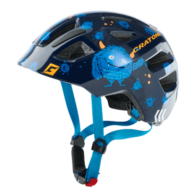 Cratoni MAXSTER Çocuk Kaskı Monster Blue Glossy S-M 51-56cm 111806H2