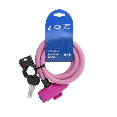 DT 12X1200 Keyed Bike Lock in Different Colors KLT-151 KLT-152 KLT-153 KLT-154 KLT-155