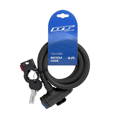 DT 12X1200 Keyed Bike Lock in Different Colors KLT-151 KLT-152 KLT-153 KLT-154 KLT-155