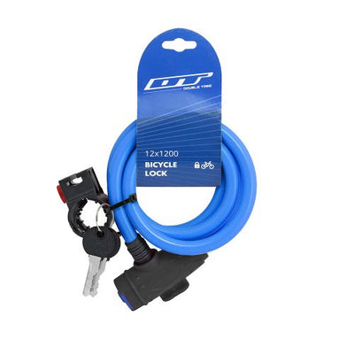 DT 12X1200 Keyed Bike Lock in Different Colors KLT-151 KLT-152 KLT-153 KLT-154 KLT-155