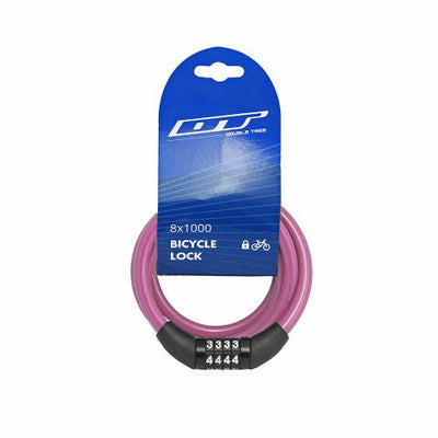 DT 8X1000 Şifreli Bisiklet Kilidi Farklı Renklerde KLT-228 KLT-229 KLT-230 KLT-231