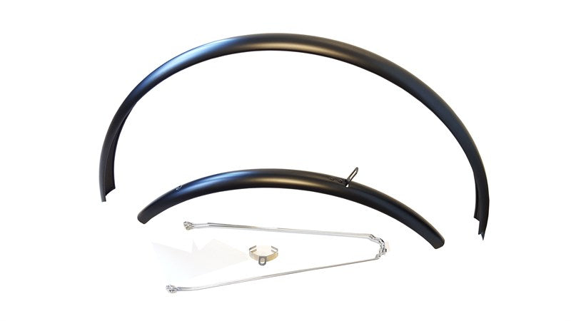 Комплект велосипедных крыльев DT, 26 дисков, передние, задние, длинные, черные CMR-203