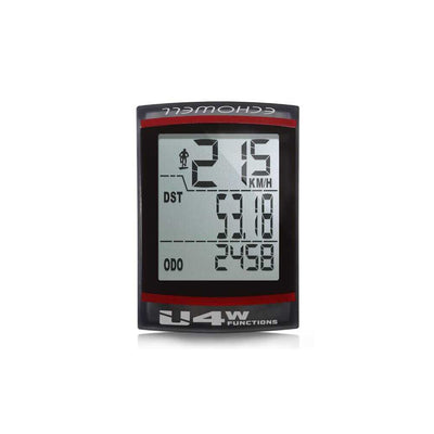 Беспроводные часы Echowell U4W Black, 5 функций