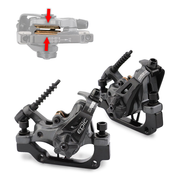 Epic DualForce Mechanical Disc Dual Piston Bike Caliper Set DSC-403