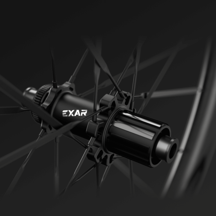 EXAR DB508 Ultra Dark Series Karbon Yol Bisikleti Jant Seti Ceramic Centerlock 1390gr 300166
