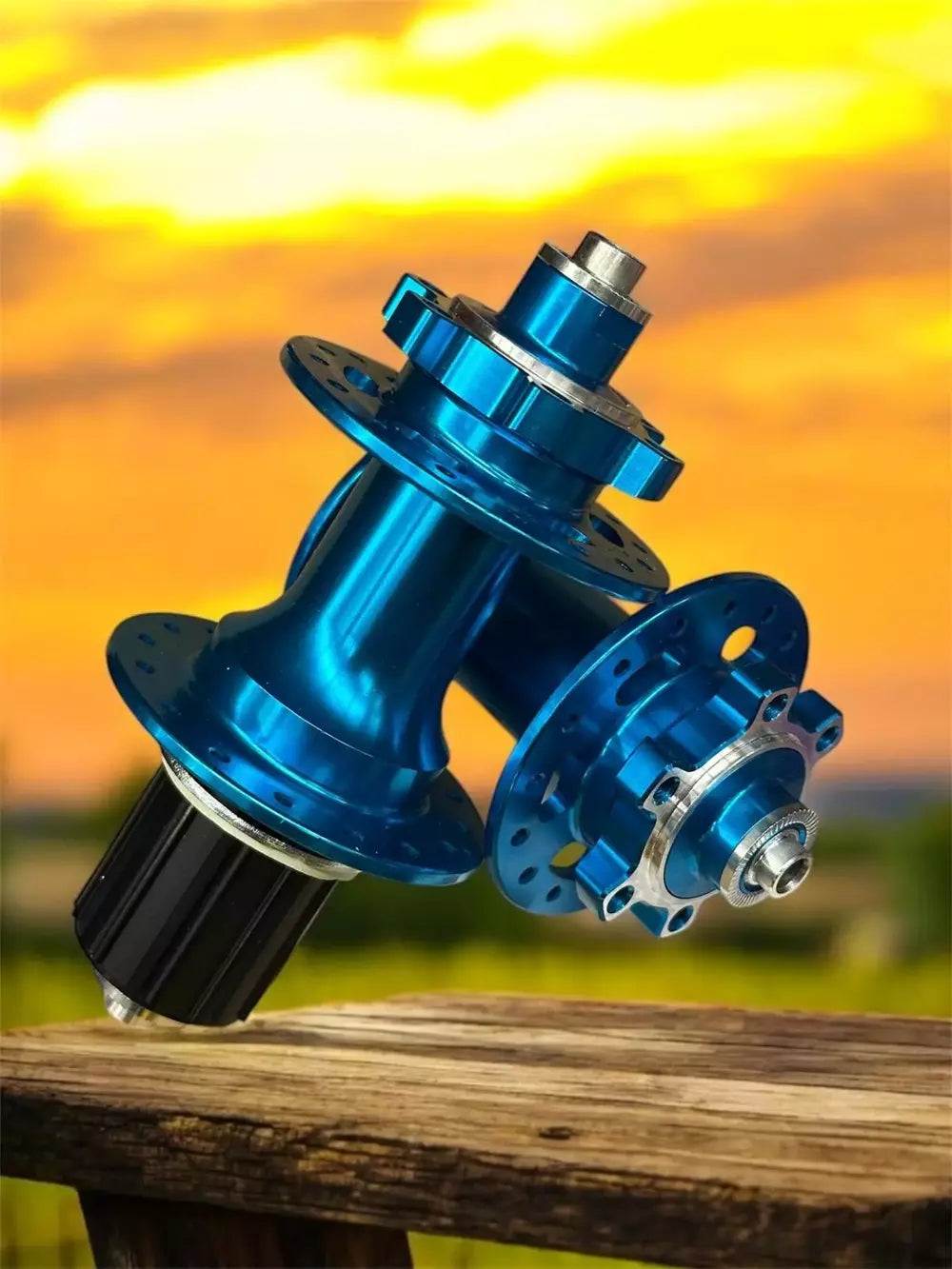 Комплект ступиц Forte GT Hub Sound Front Rear Hub Set Blue XYBC-680 Ratchet 6 Screw Disc