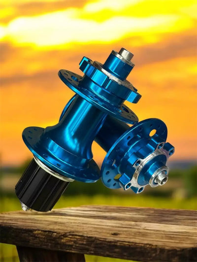 Комплект ступиц Forte GT Hub Sound Front Rear Hub Set Blue XYBC-680 Ratchet 6 Screw Disc