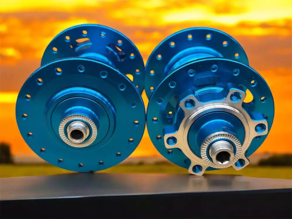 Комплект ступиц Forte GT Hub Sound Front Rear Hub Set Blue XYBC-680 Ratchet 6 Screw Disc