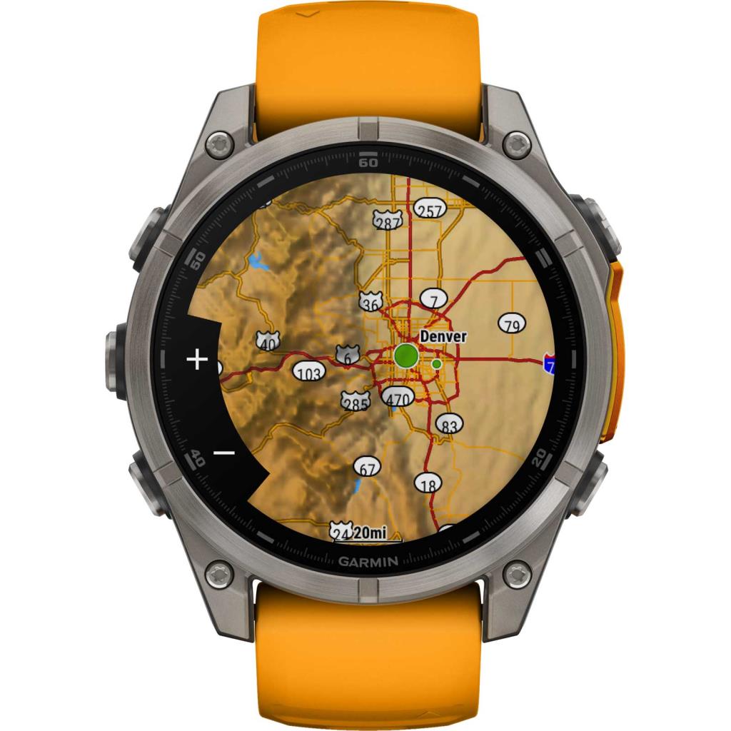 Garmin Fenix 8 Premium Multisport GPS Kol Saati Sapphire Amoled 47mm Turuncu 010-02904-11