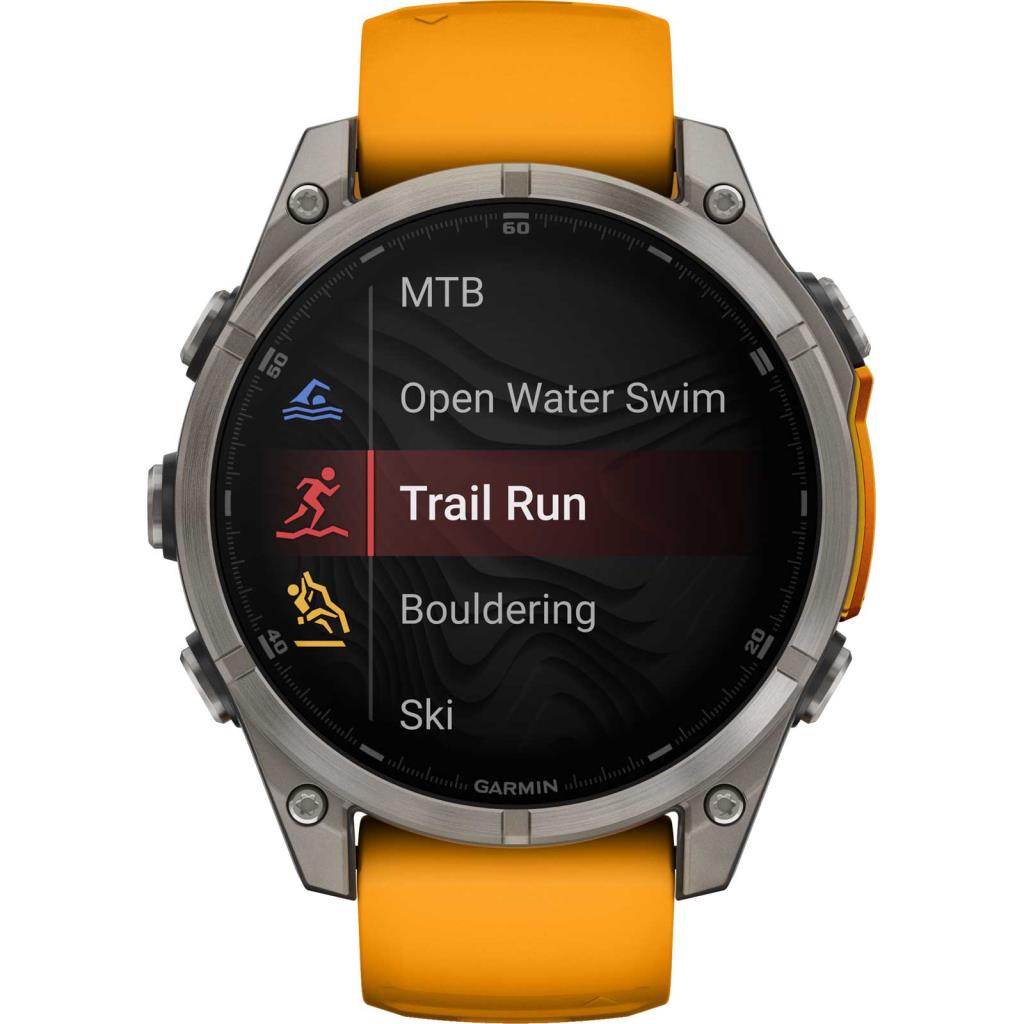 Garmin Fenix 8 Premium Multisport GPS Kol Saati Sapphire Amoled 47mm Turuncu 010-02904-11