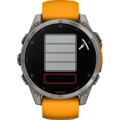 Garmin Fenix 8 Premium Multisport GPS Kol Saati Sapphire Amoled 47mm Turuncu 010-02904-11