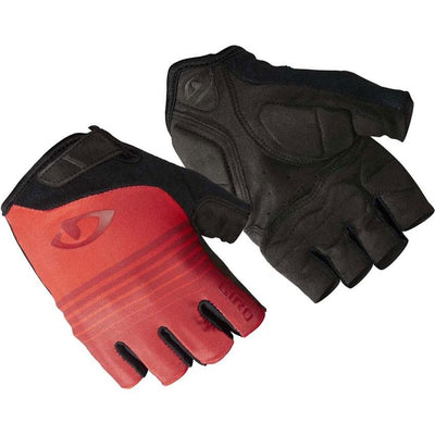 Эргономичные велосипедные перчатки Giro Jag черные красные