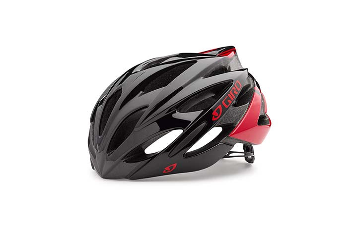 GIRO SAVANT ROAD HELMET BLACK RED 