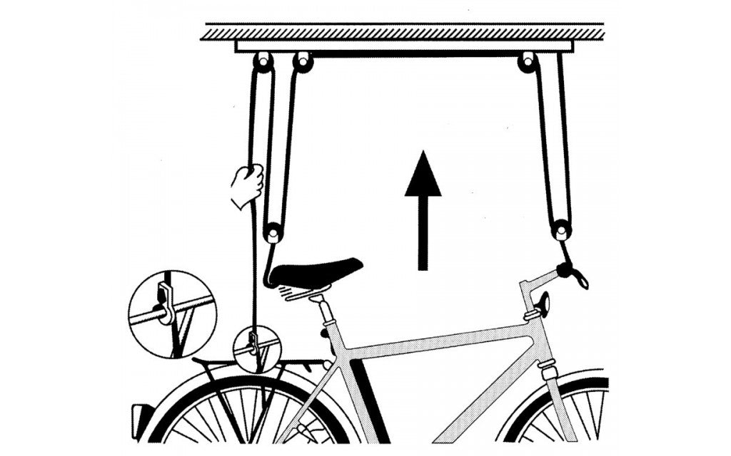 Проводное крепление для велосипеда на крышу IceToolz с крюком P621 