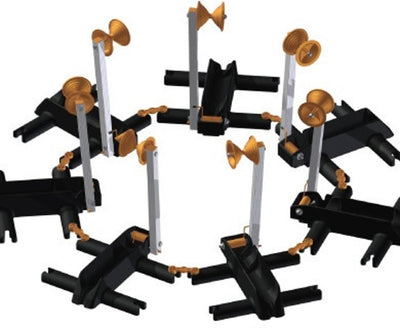 IceToolz P511 Scorpion Одинарная подставка для велосипеда, алюминий