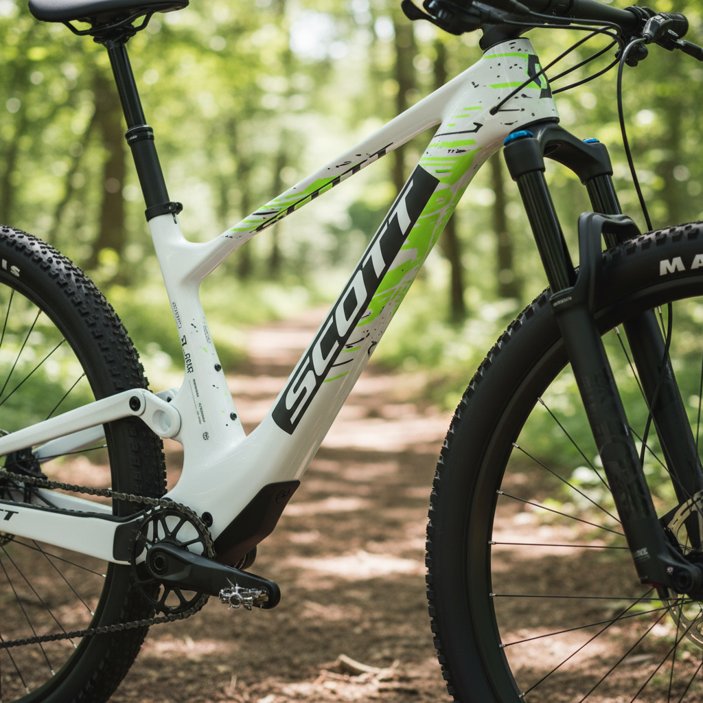 Scott Spark RC Comp Karbon Dağ Bisikleti - Detay Çekimi