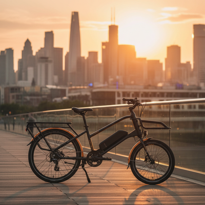 Carraro E-LINE eLORRY 2.1 yaya köprüsünde gün batımı