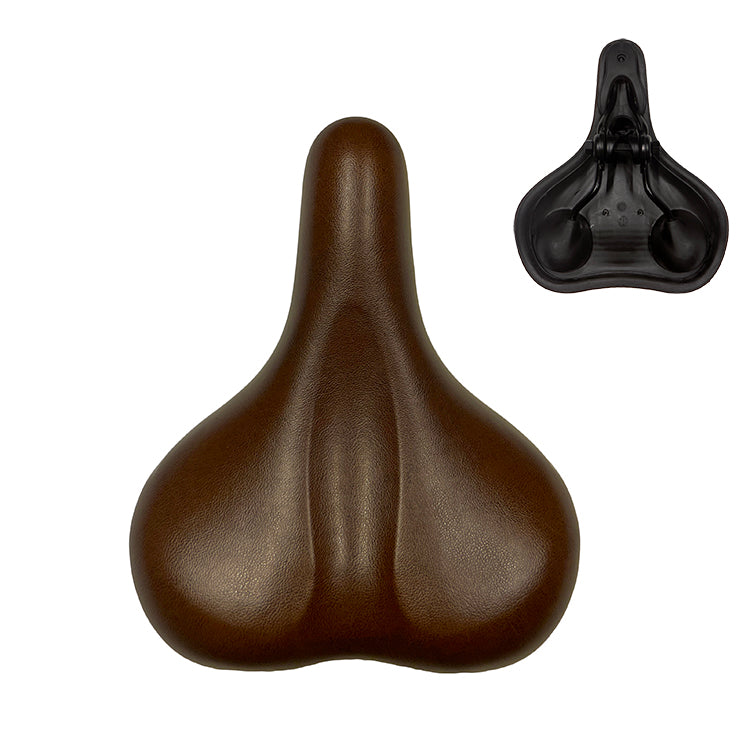 Седло для ударного велосипеда Comfort Dark Brown SM-7040P SLE-355