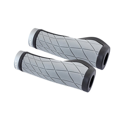 Велосипедная ручка Impact Fit 2 с поддержкой ладони черно-серая ELC-301