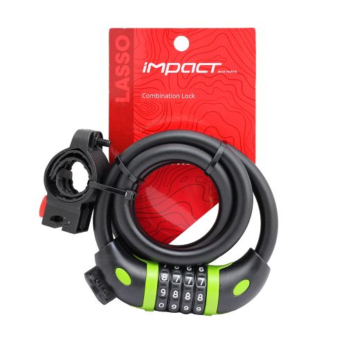 Impact Lasso 12x1000 Şifreli Bisiklet Kilidi Farklı Renklerde KLT-235 KLT-236 KLT-337 KLT-238 KLT-239 KLT -240
