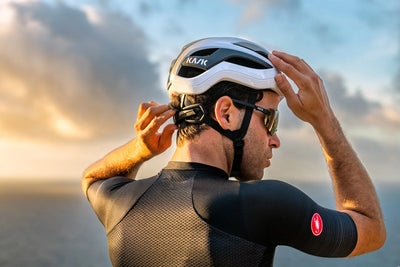 Kask Elemento Yol Bisiklet Kaskı Beyaz Large