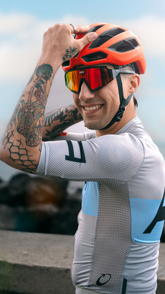 Kask Protone Icon Yol Bisikleti Kaskı Turuncu Medium