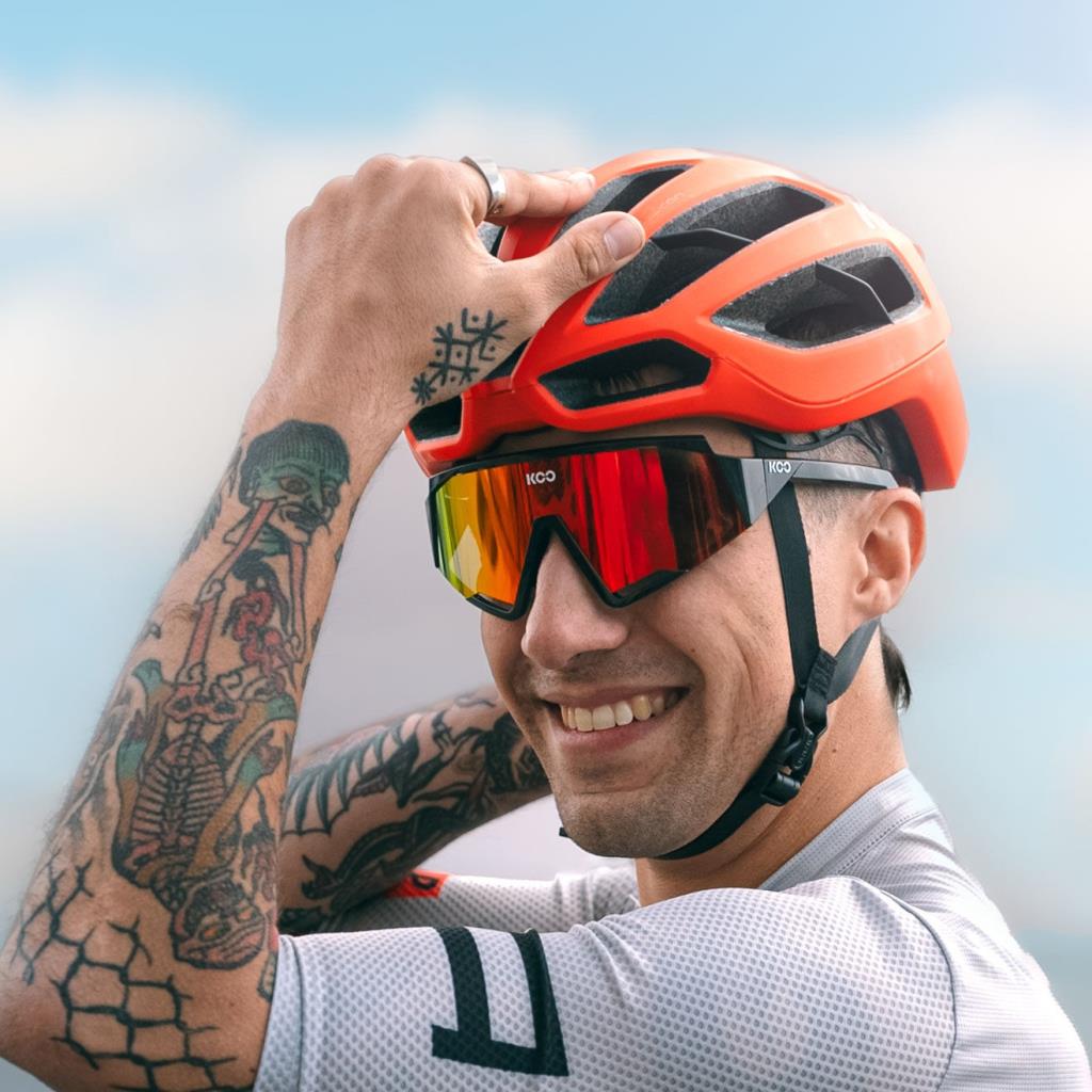 Kask Protone Icon Yol Bisikleti Kaskı Turuncu Medium